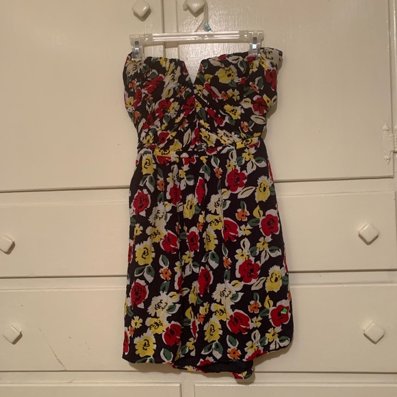 Kinchi Blue Strapless Dress - Picture 1 of 2